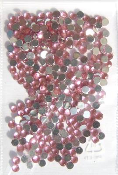 Acryl-Strasssteine rund Ø 2,5 mm, rosa - ca. 300 Stück