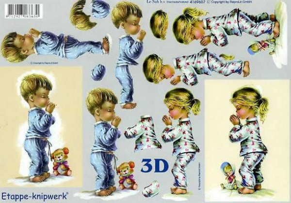 3D Bogen - A4 - Le Suh 4169607 - Betende Kinder