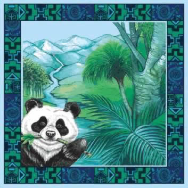 Serviette Panda