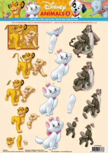 3D Etappen-Bogen Disney 'Animals' Nr. 3