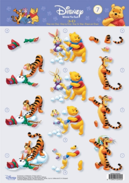 3D Schneidbogen Disney "Winnie the Pooh" Nr. 7