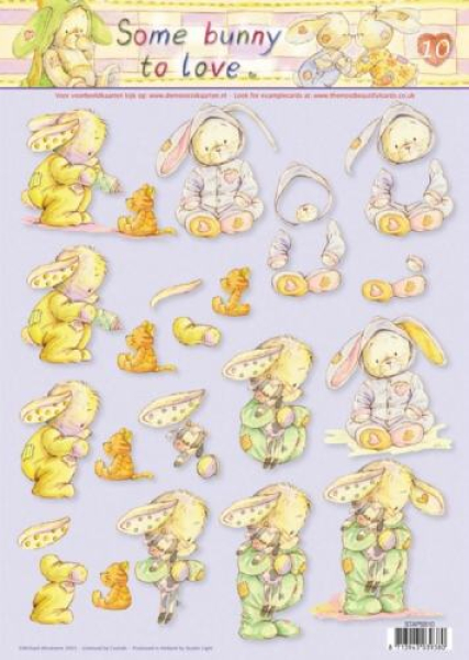 3D Bogen "Some bunny to love" - Nr. 10