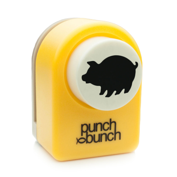 Punch Bunch Motivlocher "medium" - Schwein