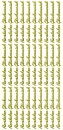 Sticker Herzlichen Glückwunsch - gold - 1 Bogen 10x23 cm