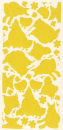 Sticker Bauernhoftiere - gelb <br> 1 Bogen 10x23 cm