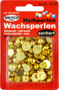 Wachshalbperlen, ca. 10g - gold