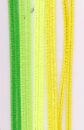 Chenilledraht-Sortiment - grün/gelb