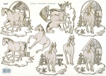 3D Bogen Perlmutt - TBZ 571314 - Pferde