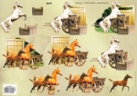 3D Bogen geprägt - TBZ 572760 - Pferde