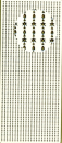 Sticker Stern-Linien - 0103 - gold1 Bogen 23x10 cm
