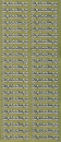 Sticker Einladung - gold 1 Bogen 23x10 cm