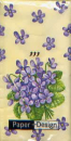 Taschentuch Viola <br> 1 Stück - 4-lagig