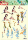 3-D Etappen-Bogen <br> Disney Fairies 1 <br> 1 Bogen 21x29,7cm